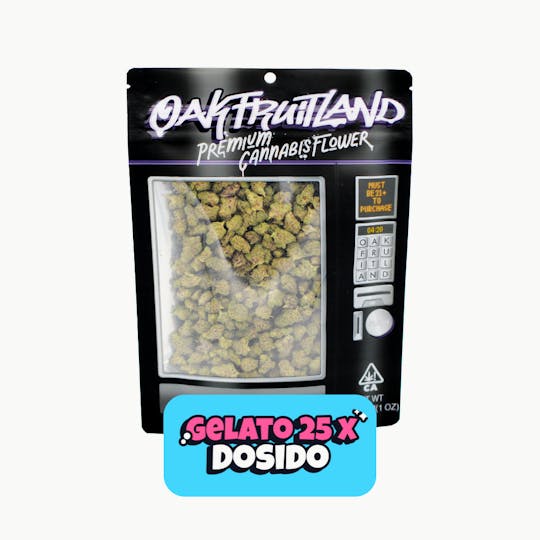 Oakfruitland (OFL) - Gelato 25 x Dosido Premium Flower 28g - Funsize Series - 1