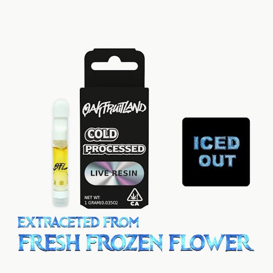Oakfruitland (OFL) - Iced Out 510 Cartridge 1g - Live Resin Series - 1