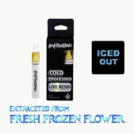 Oakfruitland (OFL) - Iced Out AIO Vape 1g - Live Resin Series - 1