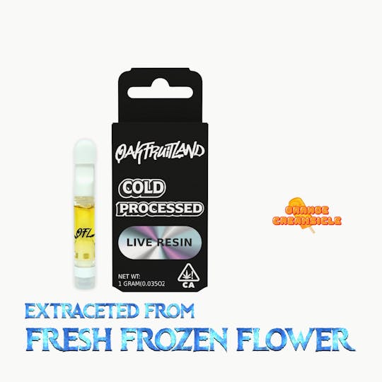 Oakfruitland (OFL) - Orange Creamsicle 510 Cartridge 1g - Live Resin Series - 1