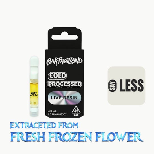 Oakfruitland (OFL) - Say Less 510 Cartridge 1g - Live Resin Series - 1