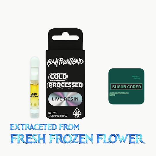 Oakfruitland (OFL) - Sugar Coded 510 Cartridge 1g - Live Resin Series - 1