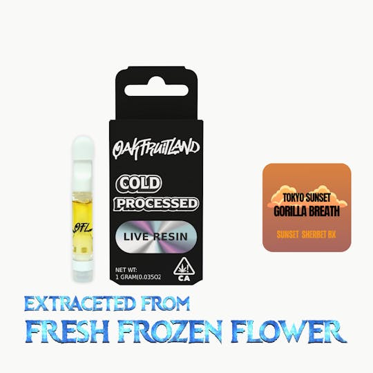Oakfruitland (OFL) - Tokyo Sunset 510 Cartridge 1g - Live Resin Series - 1