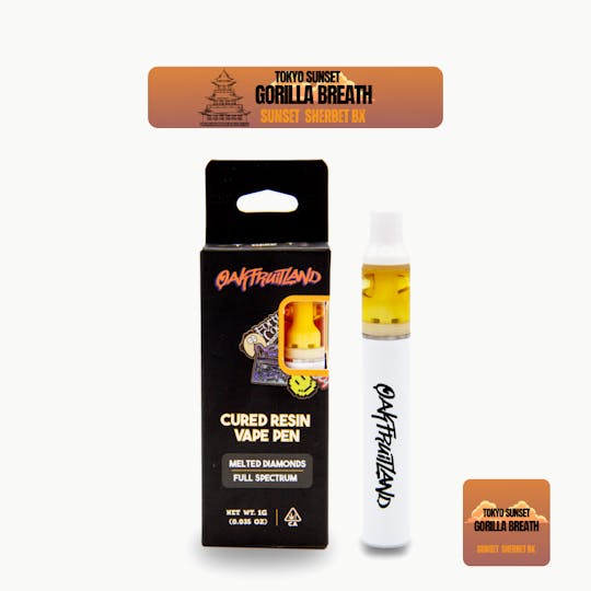 Oakfruitland (OFL) - Tokyo Sunset AIO Vape 1g - Cured Resin Series - 1