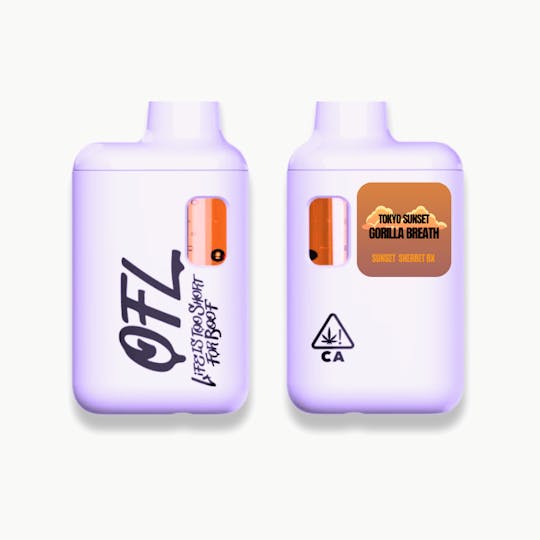 Oakfruitland (OFL) - Tokyo Sunset Mini Vape 1g - Cured Resin Series - 1