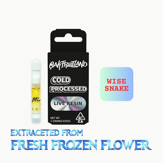 Oakfruitland (OFL) - Wise Snake 510 Cartridge 1g - Live Resin Series - 1