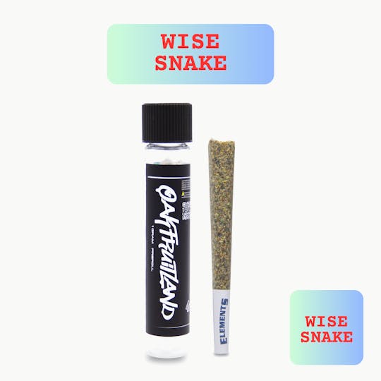 Oakfruitland (OFL) - Wise Snake Pre Roll 1g - Single Pack Series - 1