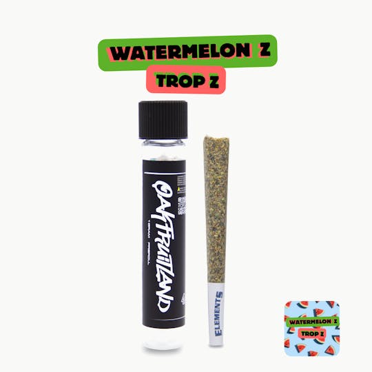 Oakfruitland (OFL) - Watermelon Z x Trop Cherry Pre Roll 1g - Single Pack Series - 1