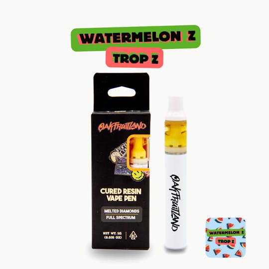 Oakfruitland (OFL) - Watermelon Z x Trop Cherry AIO Vape 1g - Cured Resin Series - 1