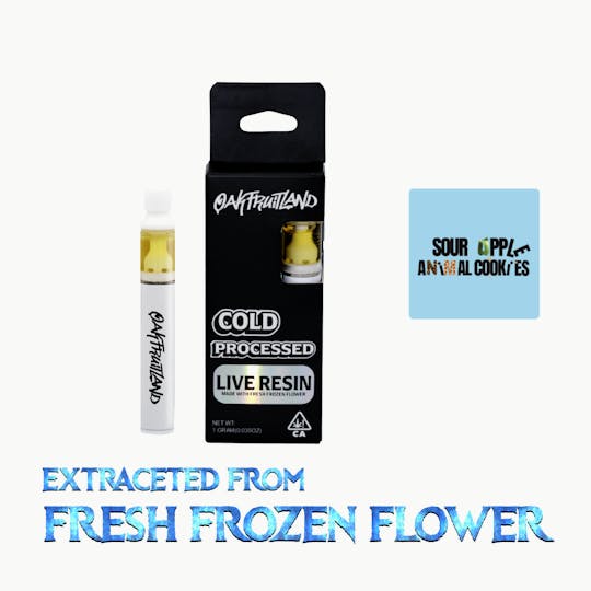 Oakfruitland (OFL) - Sour Apple x Animal Cookies AIO Vape 1g - Live Resin Series - 1
