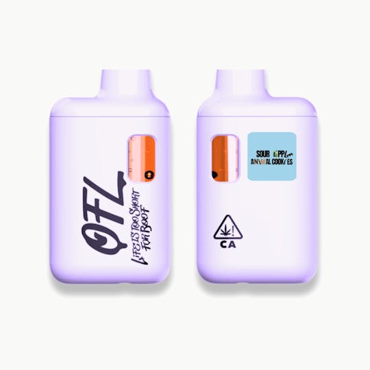 Oakfruitland (OFL) - Sour Apple x Animal Cookies Mini Vape 1g - Cured Resin Series - 1