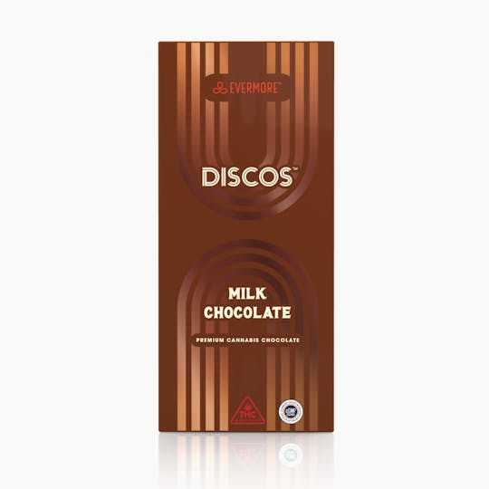Evermore Cannabis Company - 10MG Milk Chocolate Salted Caramel Discos - 1