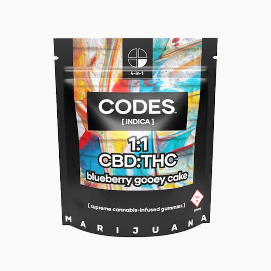 Codes - Codes: Wellness Gummies | Blueberry Gooey Cake 1:1 | 5pk - 1