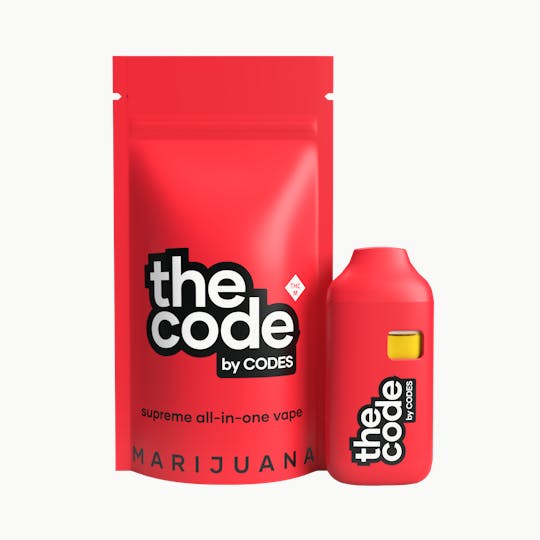Codes - Codes: The Code Vape | Peach Parfait | All-In-One | 1g - 1