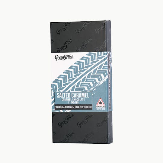 Green Truck - Green Truck - Salted Caramel 1:1 THC/CBD Chocolate Bar - 1