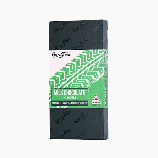 Green Truck - Green Truck - Milk Chocolate Bar 1:1 THC/CBD - 1