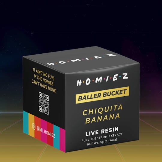 HOMIEZ - HOMIEZ | Live Resin 5g | Chiquita Banana - 1