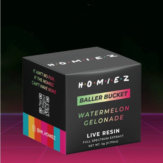 HOMIEZ - HOMIEZ | Live Resin 5g | Watermelon Gelonade - 1