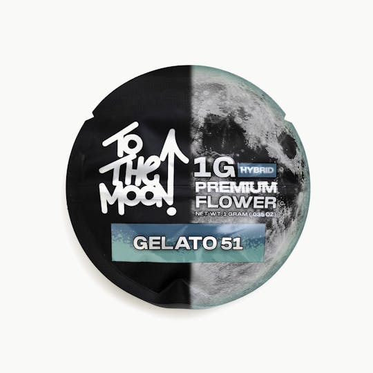 To The Moon - Gelato 51 - Premium Smalls - 1g - Hybrid - 1