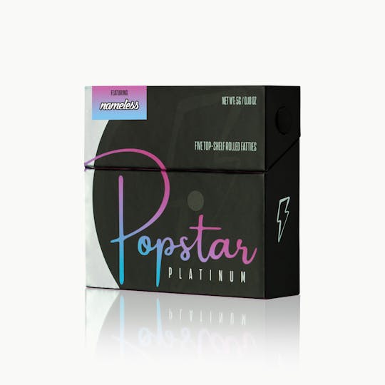 Rockstar Cannabis - Popstar Platinum | 5g | 5pk | Nameless Genetics Mega Wellness OG - 1