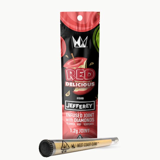 West Coast Cure - Red Delicious - 1.2G Jefferey Infused Joint - 1
