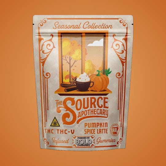 The Source Apothecary - Pumpkin Spice Latte THC-V Rich Gummies - 1