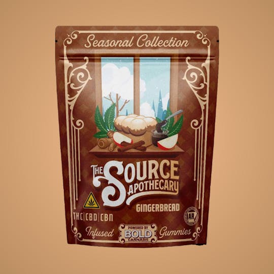 The Source Apothecary - Gingerbread CBD & CBN Enriched Gummies - 1