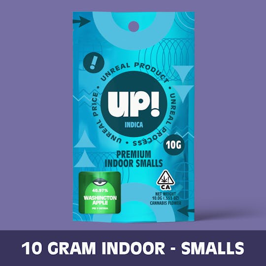 UP! - Washington Apple (Indica) Premium Indoor Smalls 10g - 1