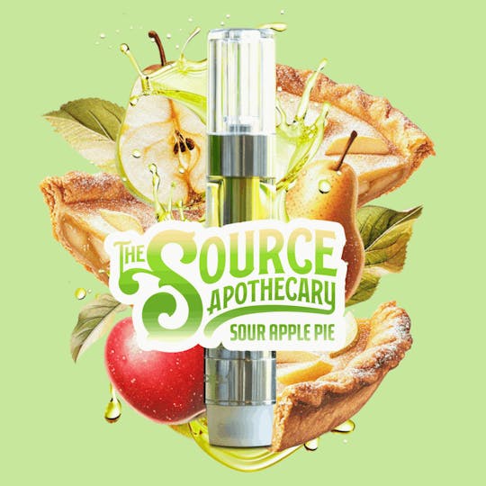 The Source Apothecary - Sour Apple Pie 1g Cart - 1