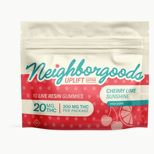 Neighborgoods - Neighborgoods Gummies | Uplift Indica 20mg 10pk Cherry Lime Sunshine - 1