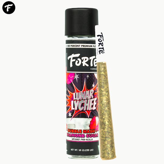 Forte Cannabis - Forte' Bubble Hash x Diamond Sugar Infused Pre Rolls Lunar Lychee 1g - 1