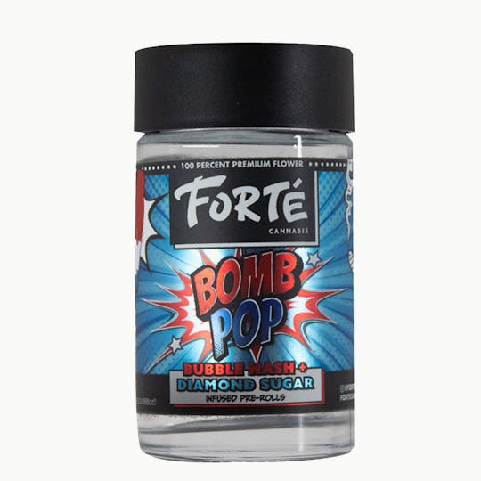 Forte Cannabis - Forte' Bubble Hash x Diamond Sugar Infused Multi Packs Bomb Pop 5x.5g - 1