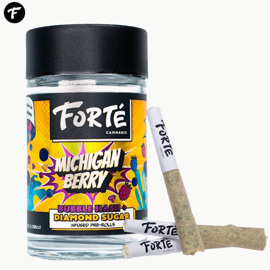 Forte Cannabis - Forte' Bubble Hash x Diamond Sugar Infused Multi Packs Michigan Berry - 1