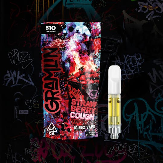 Gramlin - Strawberry Cough 1g 510 Vape Cartridge - 1