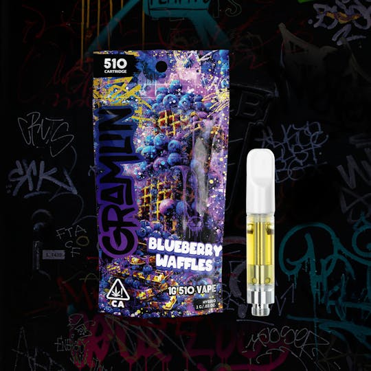 Gramlin - Blueberry Waffles 1g 510 Vape Cartridge - 1