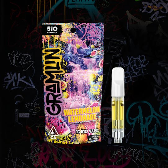 Gramlin - Watermelon Lemonade 1g 510 Vape Cartridge - 1
