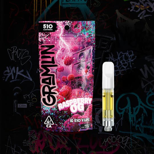 Gramlin - Raspberry OG 1g 510 Vape Cartridge - 1