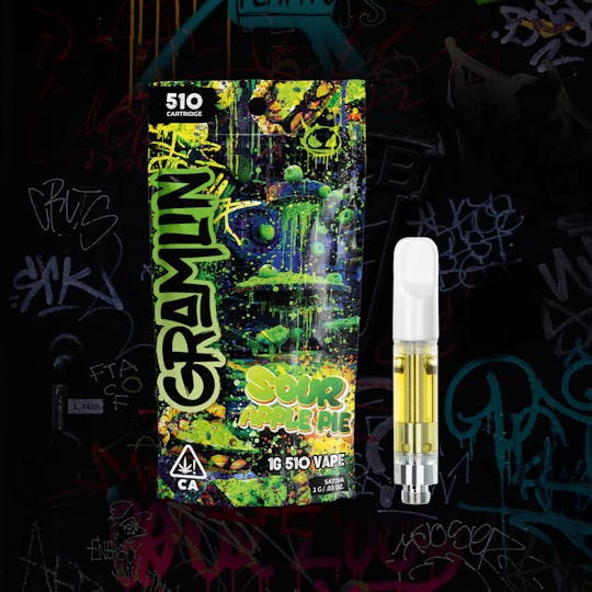 Gramlin - Sour Apple Pie 1g 510 Vape Cartridge - 1