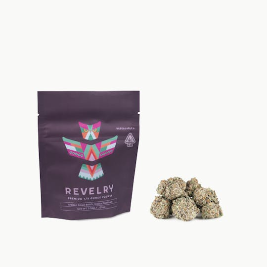 Revelry Herb Co - Apple Jax - Indica - Eighth (3.5) - 1