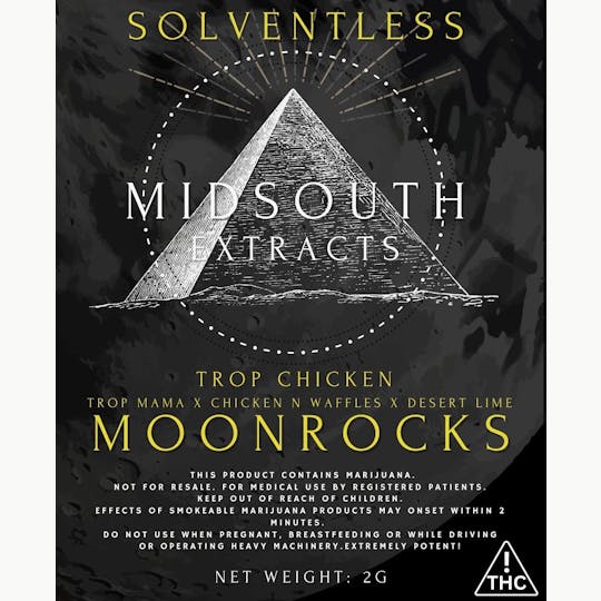 MidSouth Extracts - 2g Solventless Moonrocks - Trop Chicken - 1