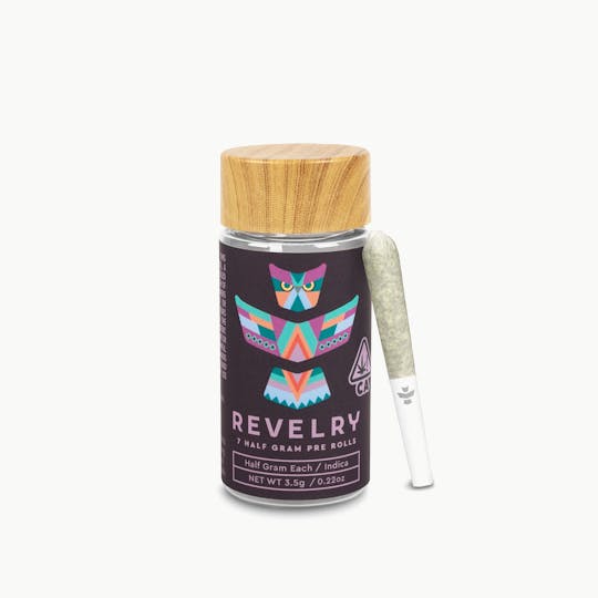 Revelry Herb Co - Apple Jax - Indica - Pre Roll 7pk (3.5) - 1