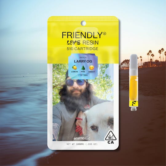 Friendly Brand - Larry OG 1g Live Resin Cartridge - 1