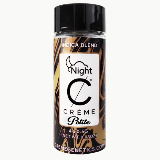 Crème Genetics - Night Cone Petites Infused Mini Pre-rolls (0.5 x 4 = 2.5g total) - 1