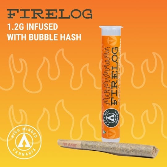 High Minded - Kush Mints - Fire Log Infused Pre-roll 1.2g - 1