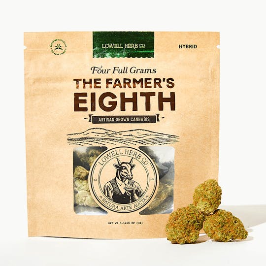 Lowell Herb Co. - LOWELL FARMERS EIGHTH, Blueberry Tart Hybrid, 4G - 1
