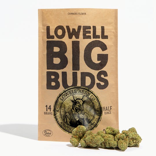 Lowell Herb Co. - LOWELL BIG BUDS, Double Mintz Hybrid, 14G - 1