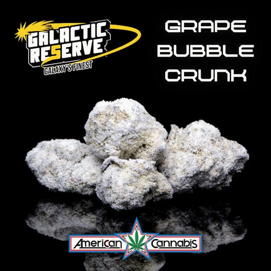 American Cannabis Company - Dr. Funky's Galactic Reserve Grape Bubble Crunk 3.5g (Indica) - 1