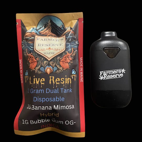 Farmers Reserve - 2 Gram Flavor Switch Pod-1G-Banana Mimosa + 1G-Bubble Gum OG - 1