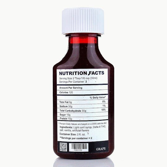 LA Native - 1000mg THC Potent Syrup - Chocolate - 1