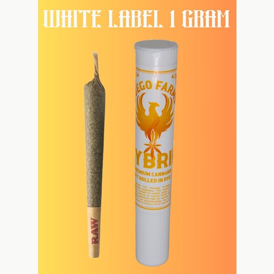 Fuego Farms - Fuego Farms 1g Pre-Roll - Early Riser (White Label) - 1